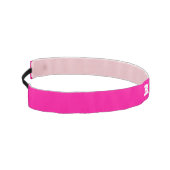 ブリデスピンクパーソナライズされたヘアタイ アスレチックヘッドバンド (左)