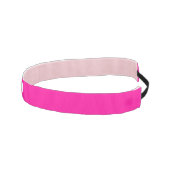 ブリデスピンクパーソナライズされたヘアタイ アスレチックヘッドバンド (右)