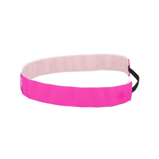 ブリデスピンクパーソナライズされたヘアタイ アスレチックヘッドバンド (右)