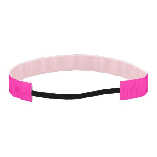 ブリデスピンクパーソナライズされたヘアタイ アスレチックヘッドバンド (裏面)