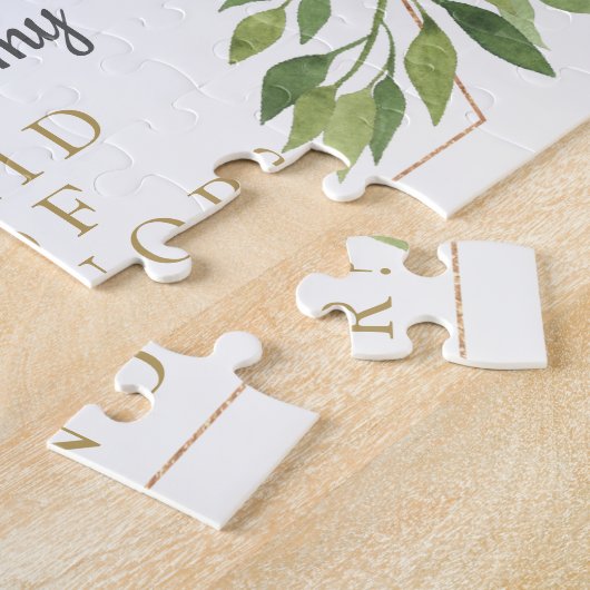 ブリデスマイまたはメイド・オブ・オーナー（花嫁付き添い人）提案パズル ジグソーパズル (側面)