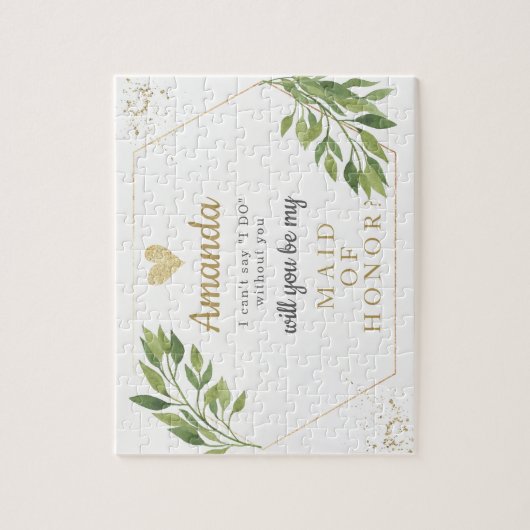 ブリデスマイまたはメイド・オブ・オーナー(花嫁付き添い人)提案パズル ジグソーパズル (縦)