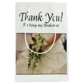 ブリデスマ感謝していンユー ミディアムペーパーバッグ (正面)