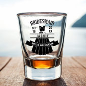 ブリデスメイドカスタムドレス結婚式の引き出物ショットグラス ショットグラス