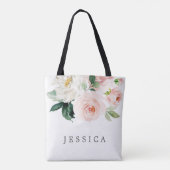 ブリデスメイドギフトパーソナライズされたトートバッグ赤面 トートバッグ (裏面)