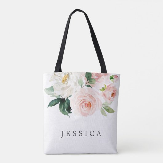 ブリデスメイドギフトパーソナライズされたトートバッグ赤面 トートバッグ (裏面)