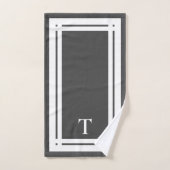 ブリデスメイドシッパーソナライズされたクミニマリストスパ バスタオルセット (ハンドタオル)