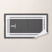 ブリデスメイドシッパーソナライズされたクミニマリストスパ バスタオルセット (ハンドタオル)