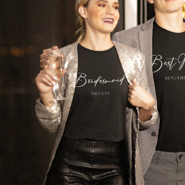 ブリデスメイドシパーソナライズされたックバチェロレッテ Tシャツ