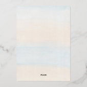 ブリデスメイドシャンパンブルンチシャワー 箔招待状 (裏面)