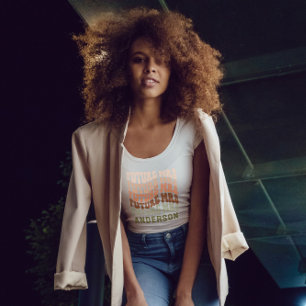 ブリデスメイドテラコッタグリーンガーリーレトロ60シンプル Tシャツ