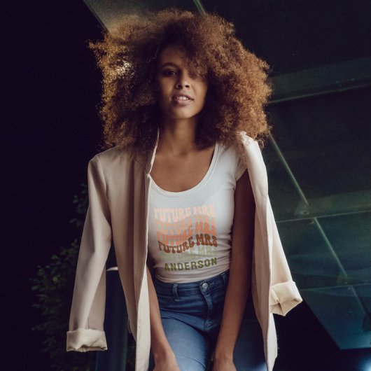 ブリデスメイドテラコッタグリーンガーリーレトロ60シンプル Tシャツ