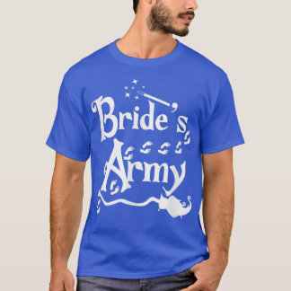 ブリデスメイドブライドマッチングトップブライダルパーティウィッチ Tシャツ