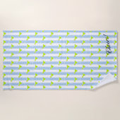 ブリデスメイドマルガリータライムフィエスタパーティービーチタオル ビーチタオル (正面)