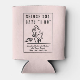 ブリデスメイドモノグラム – バチェロレッテ 缶クーラー