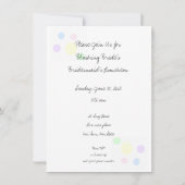 ブリデスメイドランチョン-サービングセット 招待状 (裏面)