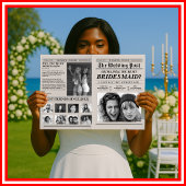 ブリデスメイド提案新聞ユニークメイド・オブ・オーナー（花嫁付き添い人） カード