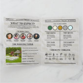 ブリデスメイド提案新聞レトロメイド・オブ・オーナー（花嫁付き添い人） カード (内部)