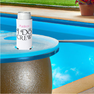 ブリデスメイドI doクルーブライダルパーティバチェロレッテ スリム缶クーラー