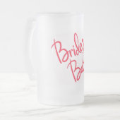 ブリデス結婚バベス フロストグラスビールジョッキ (正面左)