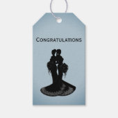 ブリデス結婚ブルー ギフトタグ (正面)