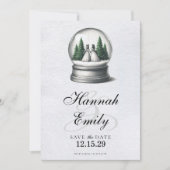 ブリデス・スノーグローブ セーブザデート (正面)