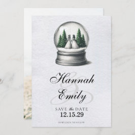 ブリデス・スノーグローブ セーブザデート