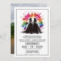 ブリデス・レインボー結婚・バースト