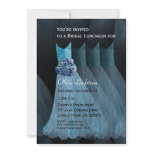 ブリデッシュ·ランチョンまたはブルンチ·ブルー·ドレス