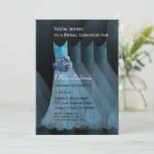 ブリデッシュ·ランチョンまたはブルンチ·ブルー·ドレス 招待状 (スタンド正面)