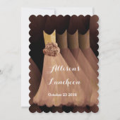 ブリデッシードランチョンブランチゴールデンタンドレスV05 招待状 (裏面)