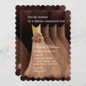 ブリデッシードランチョンブランチゴールデンタンドレスV05 招待状 (正面/裏面)