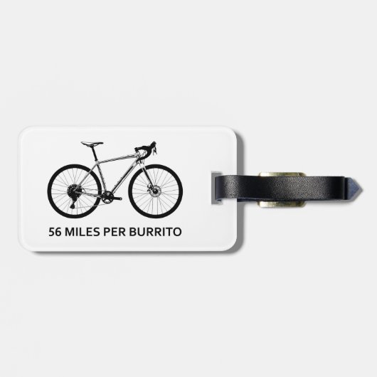 ブリトあたり56マイル ラゲッジタグ (裏面横)