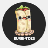 ブリトおもしろいーズブリトプンダークBG ラウンドシール (正面)