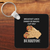 ブリトス食べイオンリーBurrito キーホルダー (正面)