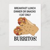 ブリトス食べイオンリーBurrito ポストカード (正面)