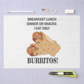 ブリトス食べイオンリーBurrito 薄葉紙 (クラフト)