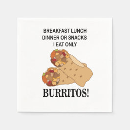 ブリトスIオンリー食べブリトパーティー スタンダードカクテルナプキン