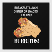 ブリトスIオンリ食べーブリトレストラン ウィンドウサイン (シート)