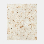 ブリトブランケット小麦粉トルティーヤタコファストフードラップ フリースブランケット (正面)