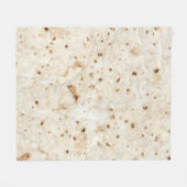 ブリトブランケット小麦粉トルティーヤタコファストフードラップ フリースブランケット (正面(横))