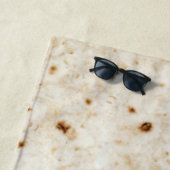 ブリトブランケット粉トルティーヤタコファストフードラップ ビーチタオル (インサイチュ)