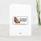 ブリトルブッシュ花グリーティングカード_customizable カード (裏面)