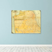 ブリトンとレイのガイドマップ キャンバスプリント (インサイチュ (ウッドフロア))