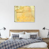 ブリトンとレイのガイドマップ キャンバスプリント (インサイチュ (寝室))