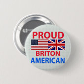 ブリトン人の誇り高いアメリカ人 缶バッジ (正面&裏面)