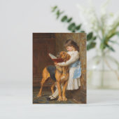 ブリトン・リビエ読レ – のレッスン、義務教育 ポストカード (スタンド正面)