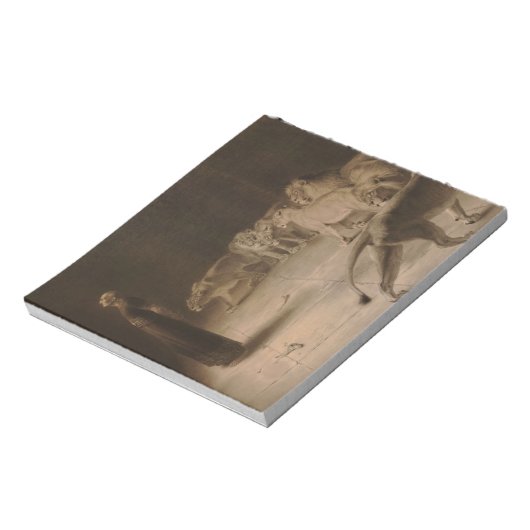 ブリトン・リヴィエールによるダニエルの王への答え ノートパッド (回転)