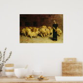 ブリトン・リヴィエールによるライオンズデンのダニエル ポスター (キッチン)