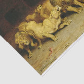 ブリトン・リヴィエールによるライオンズデンのダニエル 薄葉紙 (詳細)